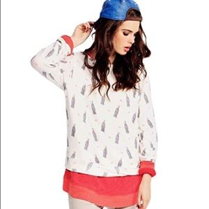 Wildfox Spin the Bottle Baggy beach Jumper
